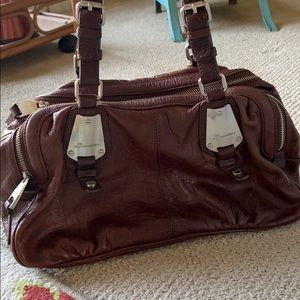 Three compartment B. Makowsky bag
